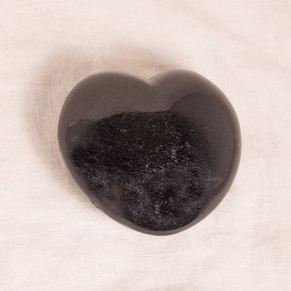 Black Tourmaline Heart - AAA Premium Quality - 1 of a Kind