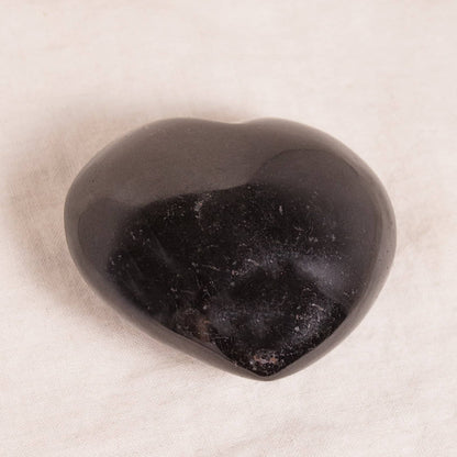 Black Tourmaline Heart - AAA Premium Quality - 1 of a Kind