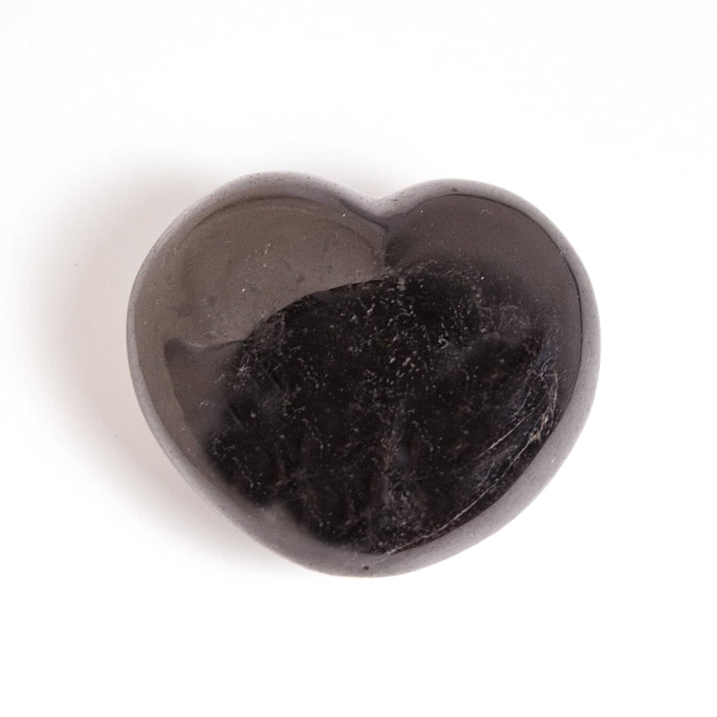 Black Tourmaline Heart - AAA Premium Quality - 1 of a Kind