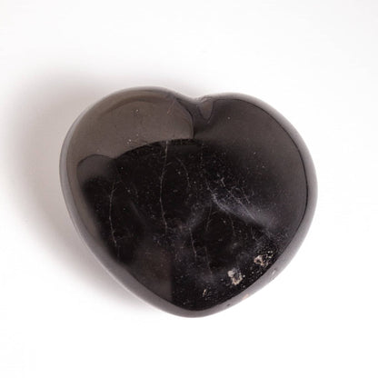 Black Tourmaline Heart - AAA Premium Quality - 1 of a Kind