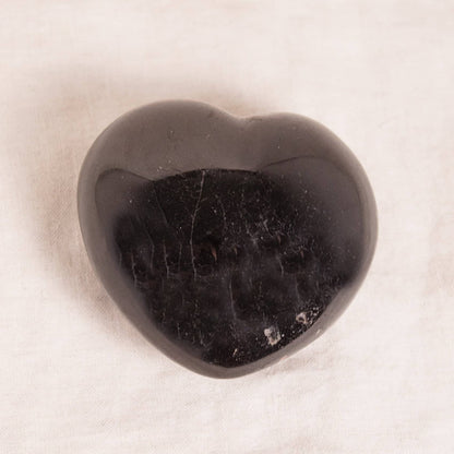 Black Tourmaline Heart - AAA Premium Quality - 1 of a Kind