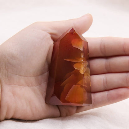Carnelian Freeform Point - AAA Premium Quality - 1 of a Kind