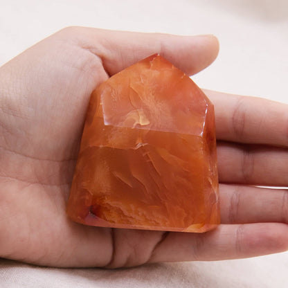 Carnelian Freeform Point - AAA Premium Quality - 1 of a Kind