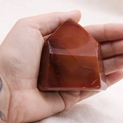 Carnelian Freeform Point - AAA Premium Quality - 1 of a Kind