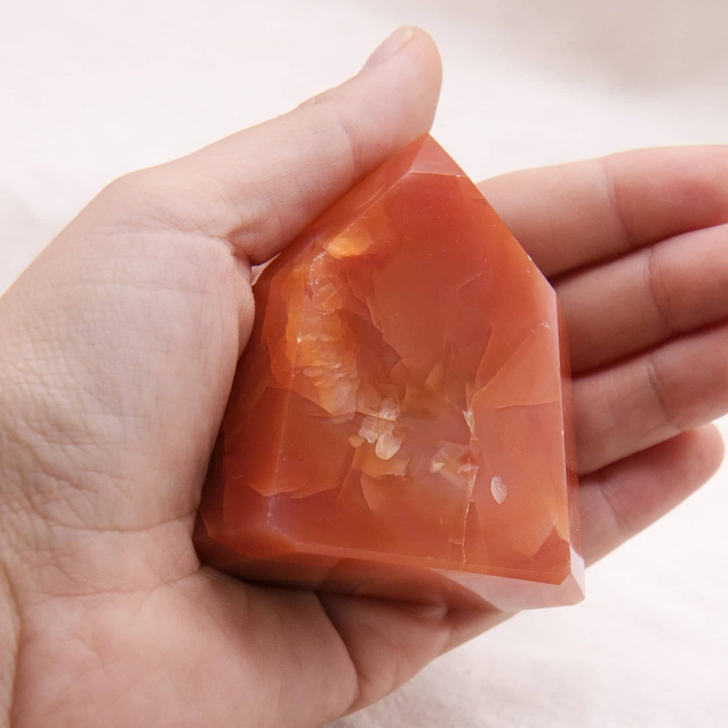 Carnelian Freeform Point - AAA Premium Quality - 1 of a Kind