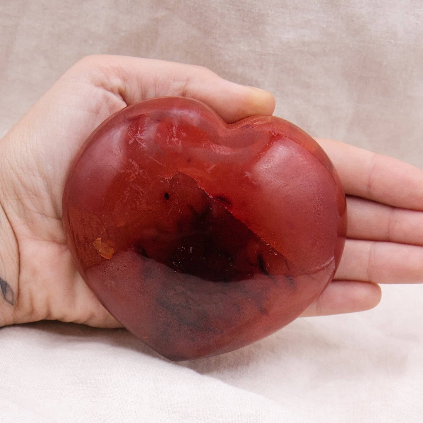 Carnelian Hearts - AAA Premium Quality - 1 of a Kind