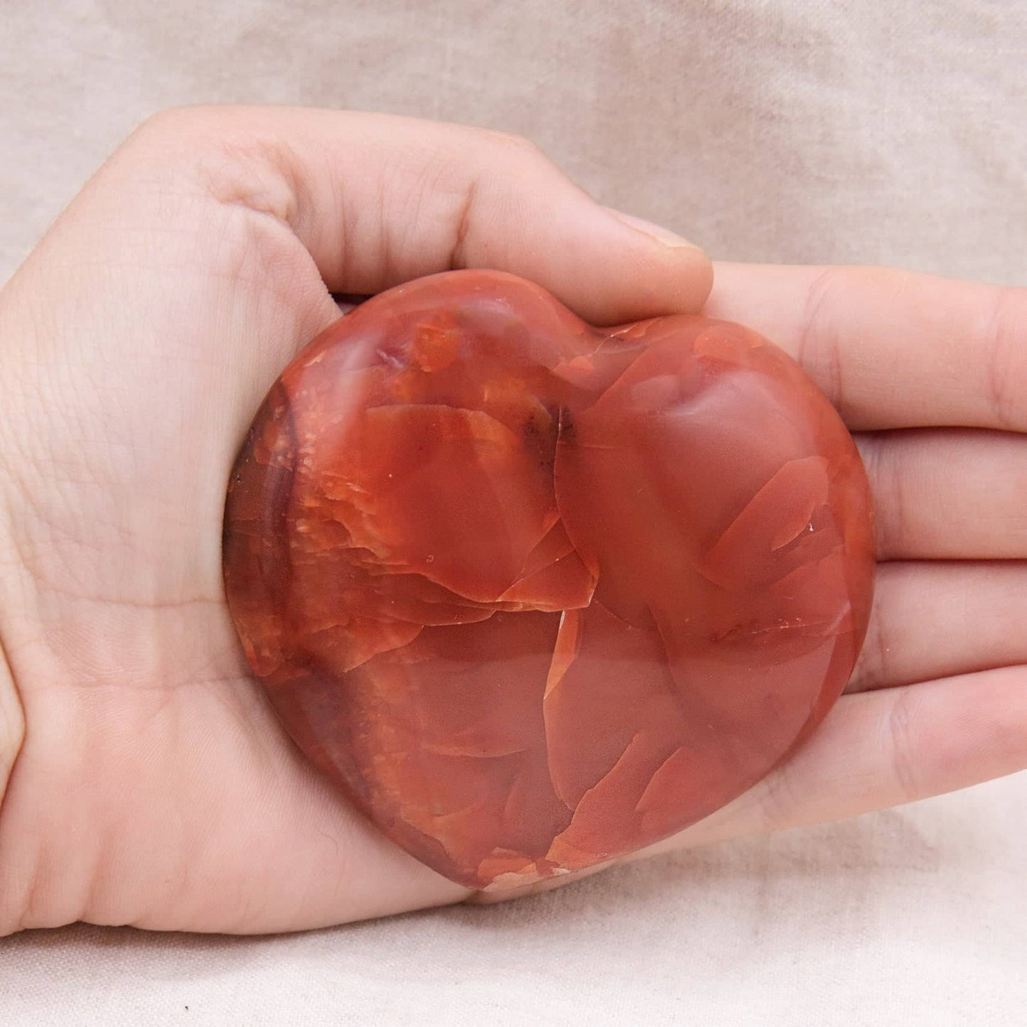 Carnelian Hearts - AAA Premium Quality - 1 of a Kind