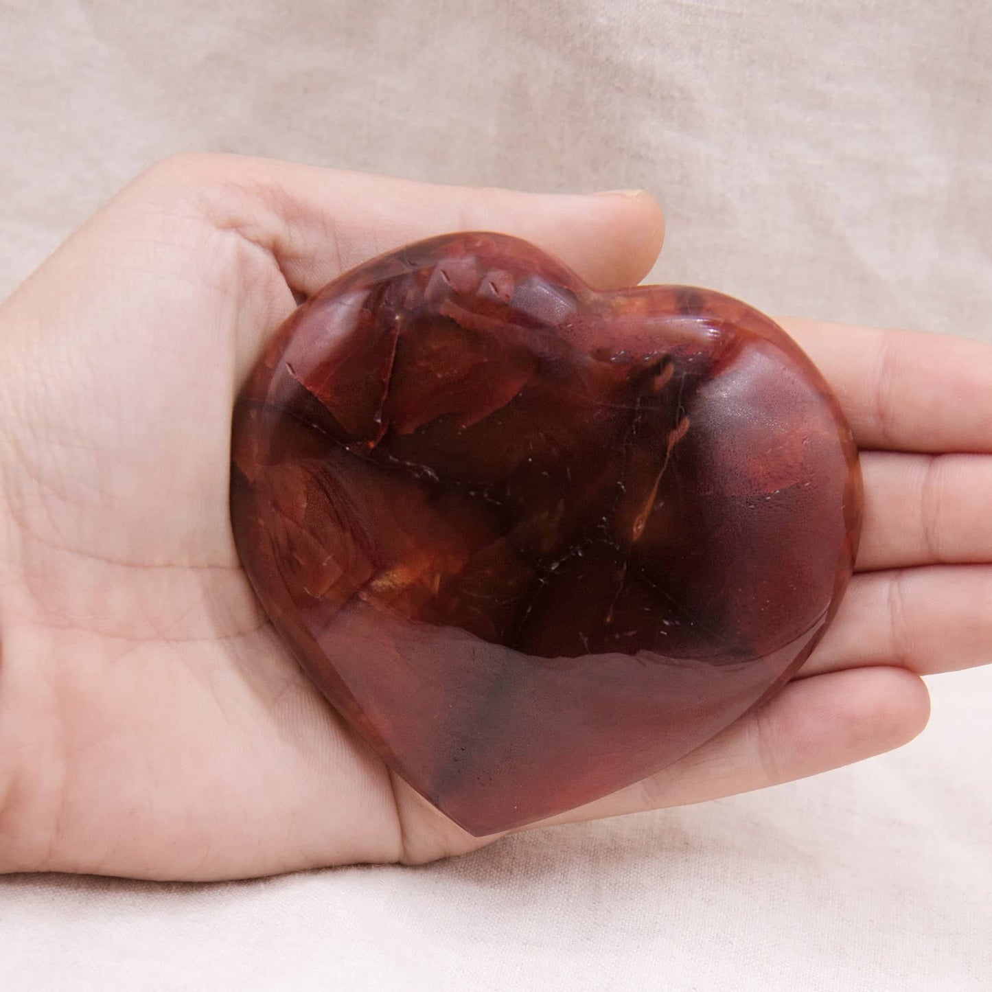 Carnelian Hearts - AAA Premium Quality - 1 of a Kind