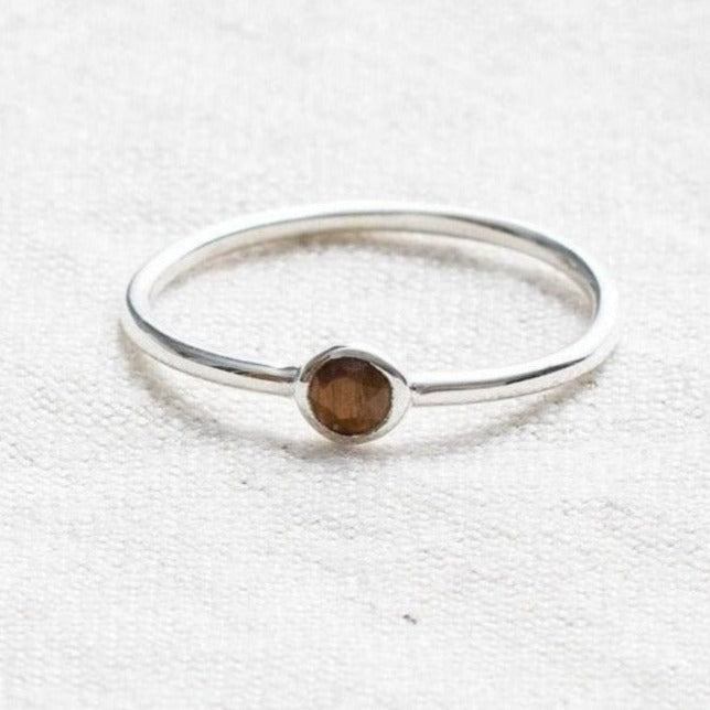 Tiger Eye Silver or Gold Ring