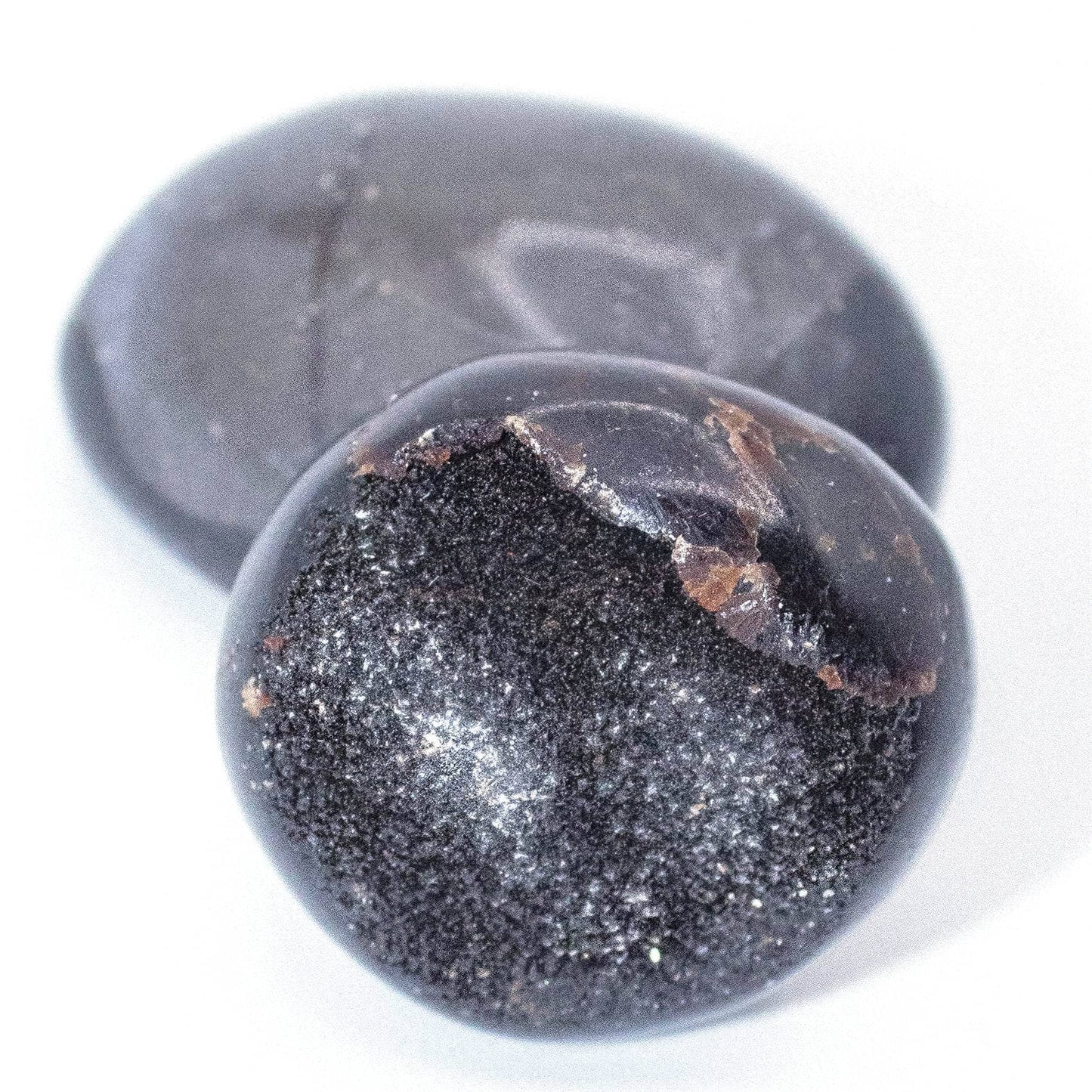 Black Septarian Pocket Stone - Natural Healing Crystals