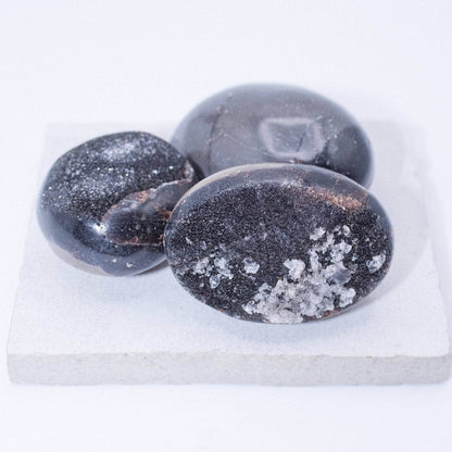 Black Septarian Pocket Stone - Natural Healing Crystals