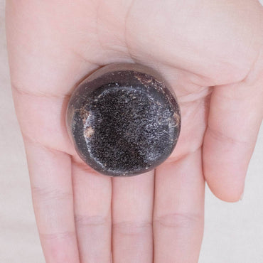 Black Septarian Palm Stones - AAA Premium Quality