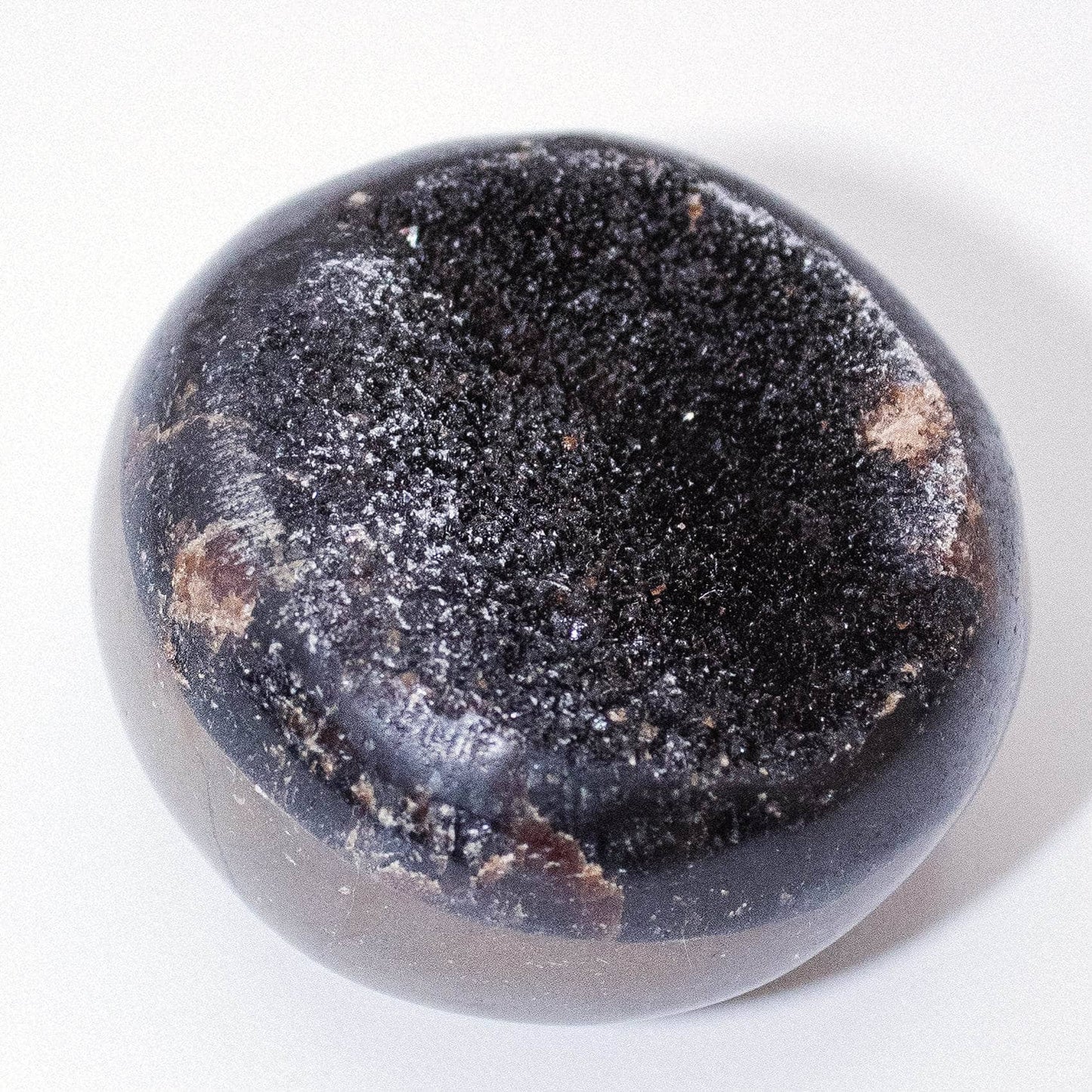 Black Septarian Palm Stones - AAA Premium Quality