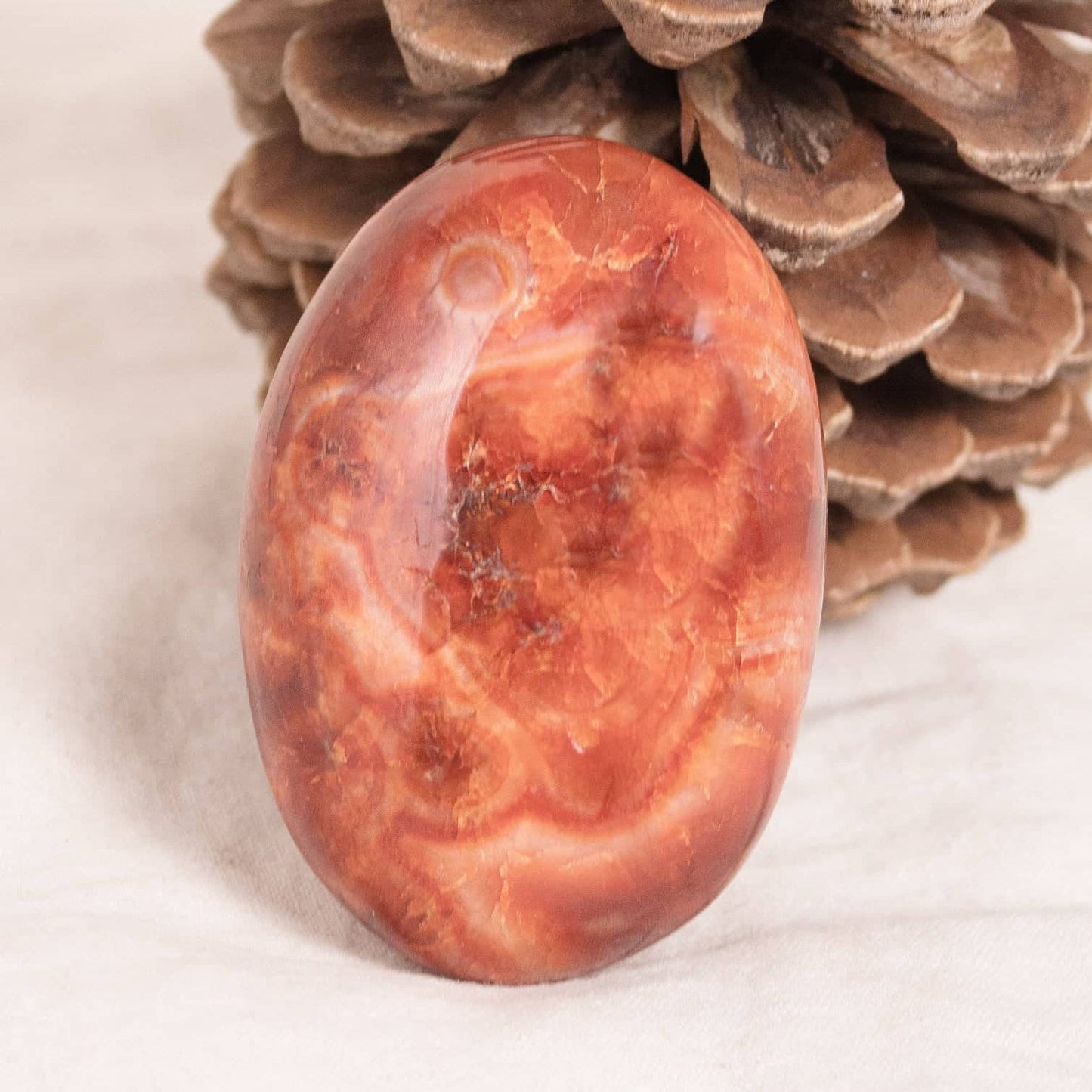 Carnelian Palm Stones - AAA Premium Quality
