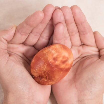 Carnelian Palm Stones - AAA Premium Quality
