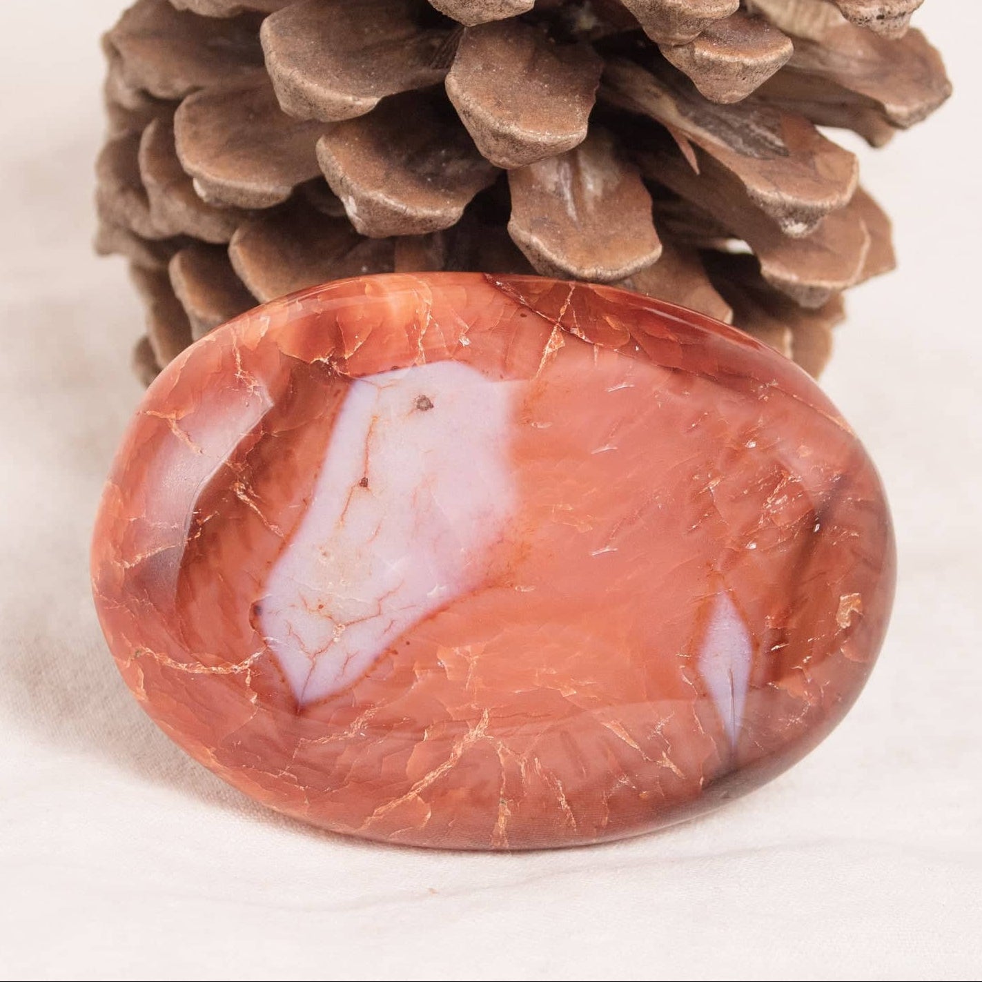 Carnelian Palm Stones - AAA Premium Quality