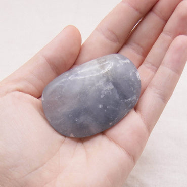 Celestine Palm Stones - AAA Premium Quality