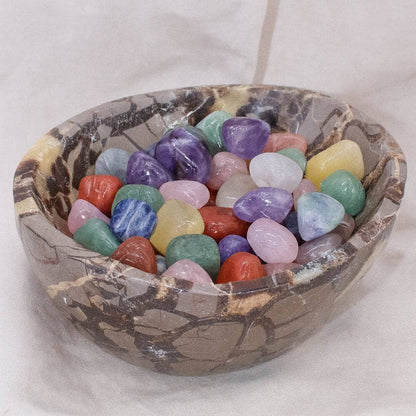 Black Septarian Bowl - 1 of a Kind