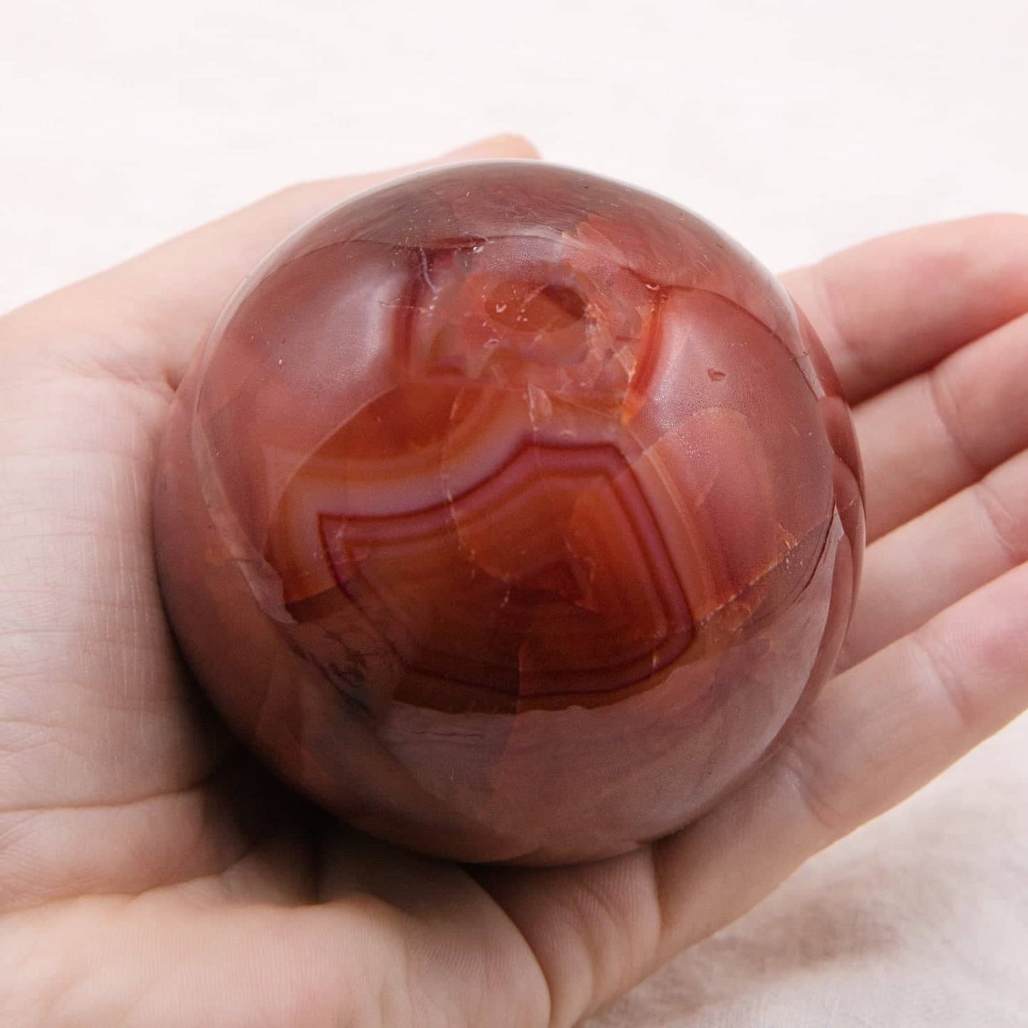 Carnelian Sphere - Large - One of a Kind - AAA Quality