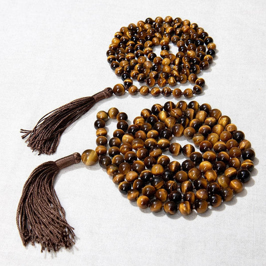 Tiger Eye Mala - High-Energy Gemstones